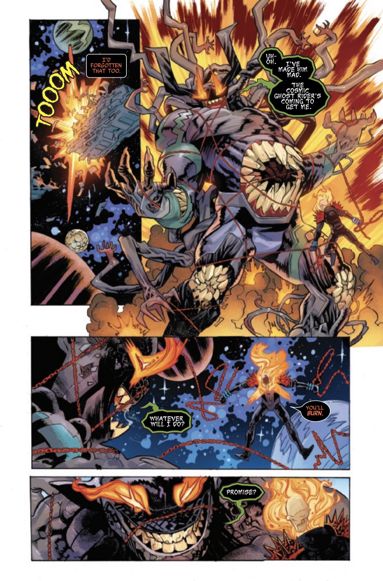 Revenge of the Cosmic Ghost Rider #3 Preview – Weird Science Marvel Comics